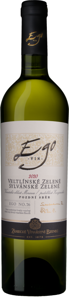 Zamecke Vinarstvi Bzenec Ego No. 76 Veltlinske Zelene - Sylvanske Zelene 2020