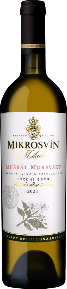 Vinarstvi Mikrosvin Mikulov Muskat Moravsky Flower Line 2021