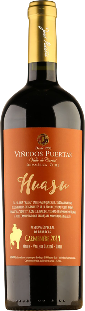 Huasu Carmenére Reserva Especial de Barricas 2019