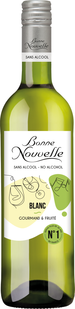Bonne Nouvelle Blanc 0% - vin de la Communauté Européenne désalcoolisé
