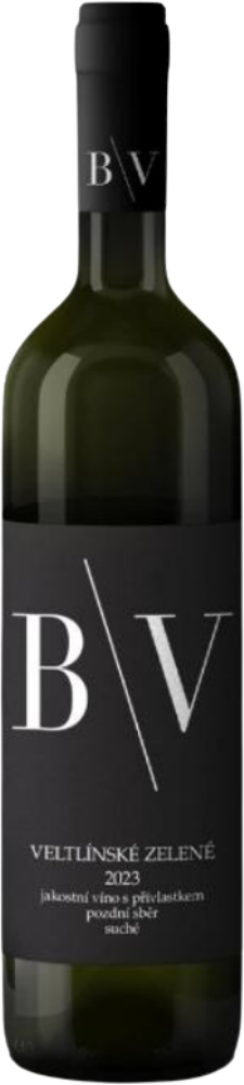 B\V vinarství a.s. Veltlínské zelené, c.š. 2333 2023