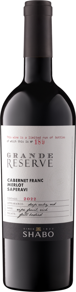 Cabernet Franc - Merlot - Saperavi Shabo Grande Reserve 2023