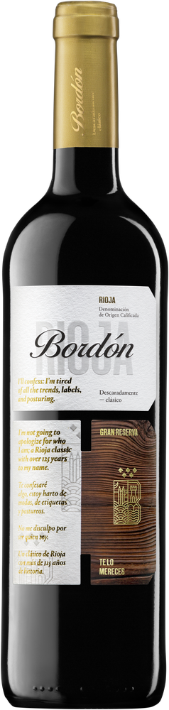 Bordón Gran Reserva 2015