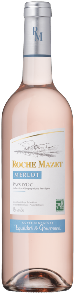 Roche Mazet Merlot Rosé Vin Désalcoolisé