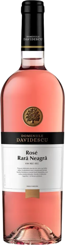 Domeniile Davidescu Rose Rara Neagra & Merlot 2025