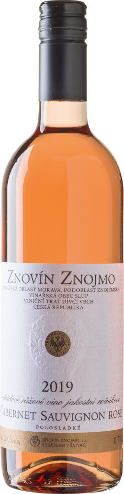 Znovín Znojmo - Cabernet Sauvignon Rosé - Jakostní Víno 2019