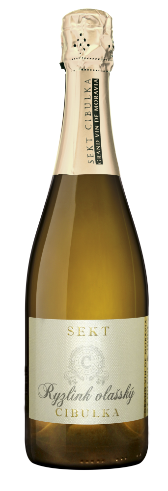 Sekt Cibulka Ryzlink vlašský Organic Grand vin de Moravia 2019