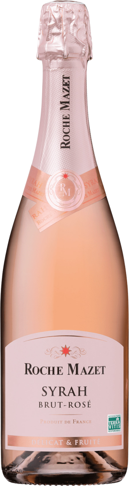 Roche Mazet Effervescent Syrah Rosé Brut Terra Vitis