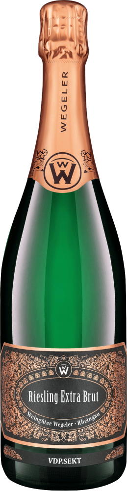 Gutssekt Wegeler Riesling Sekt Extra Brut b.A.
