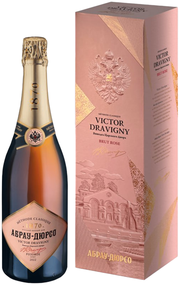Abrau - Durso Victor Dravigny Premium Brut Rose 2022