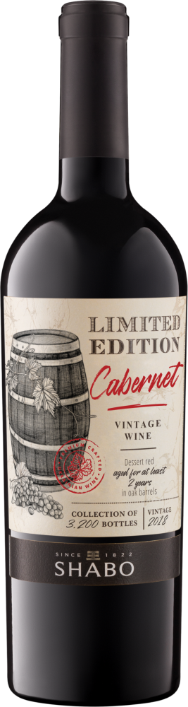 Cabernet Vintage Dessert Shabo Limited Edition 2018