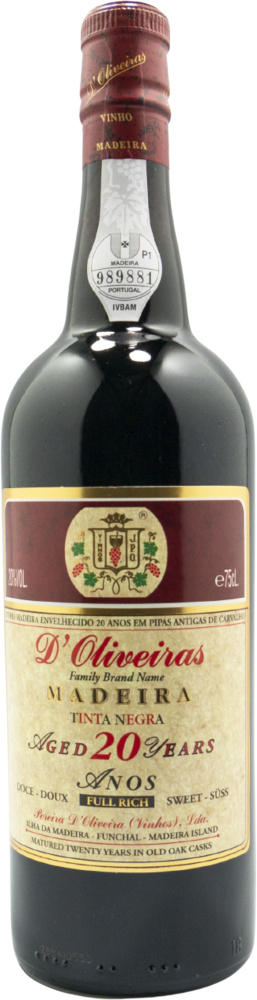 D'Oliveiras, Madeira Wine Tinta Negra 20 Years